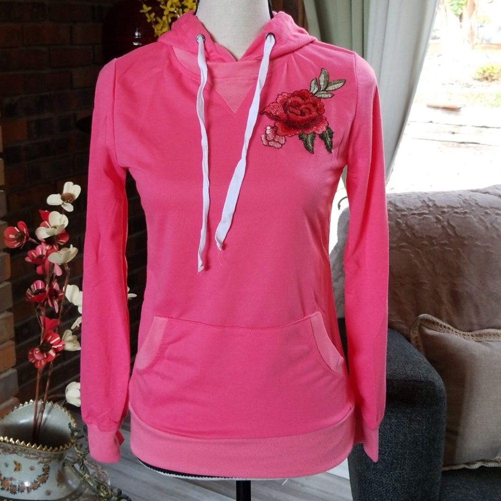 One of a Kind Hand Embroidered Hoodie